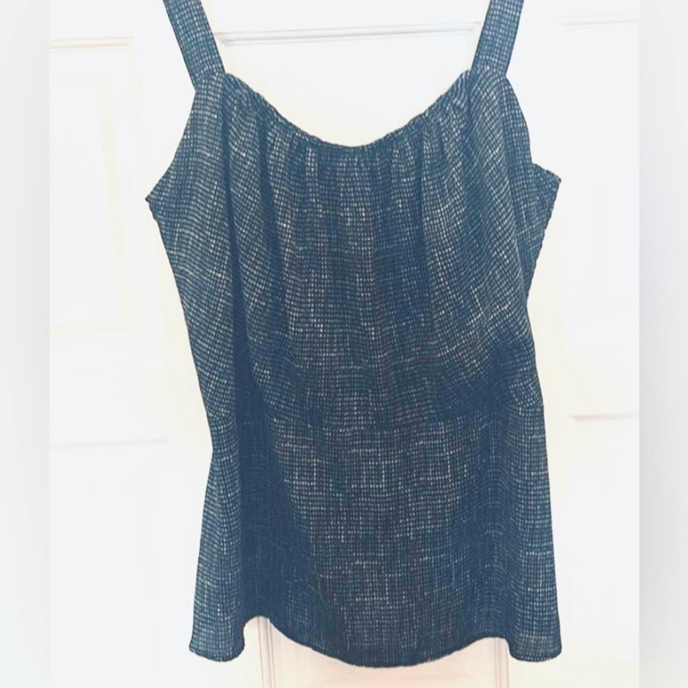 CAbi peplum tank blouse